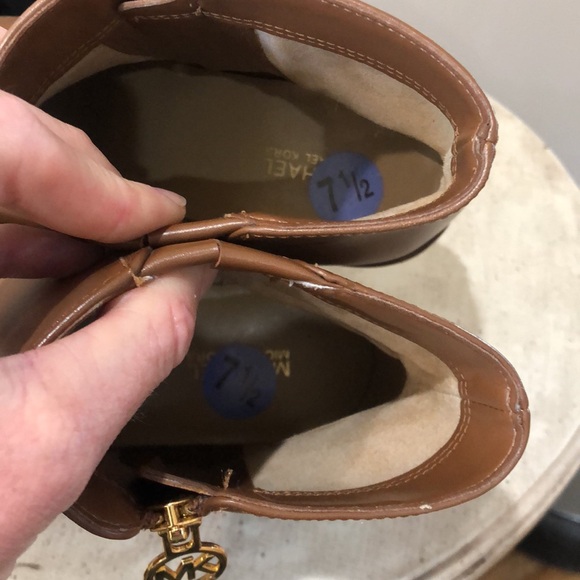 NEW Michael by Michael Kors Camel Gretchen Bootie Boots - Picture 7 of 8